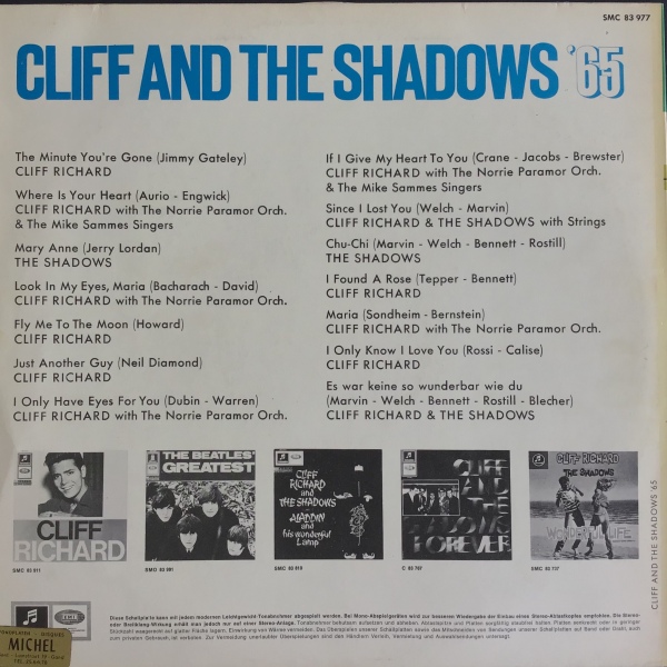 Cliff & The Shadows 1965