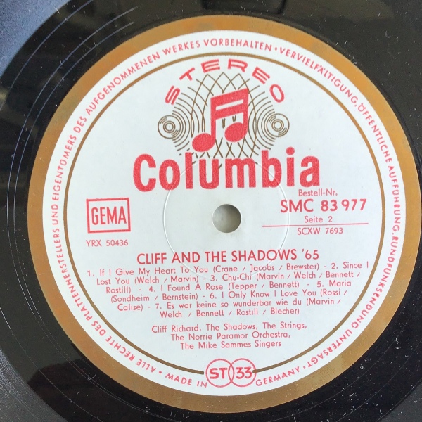 Cliff & The Shadows 1965