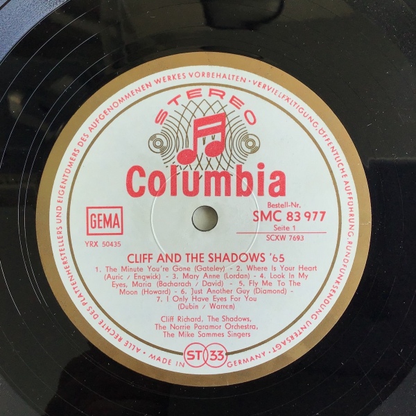 Cliff & The Shadows 1965