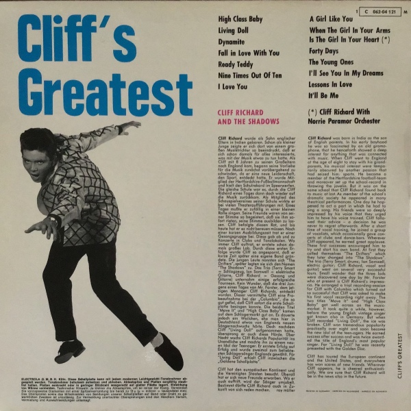 Cliff Greatest Ex/Ex